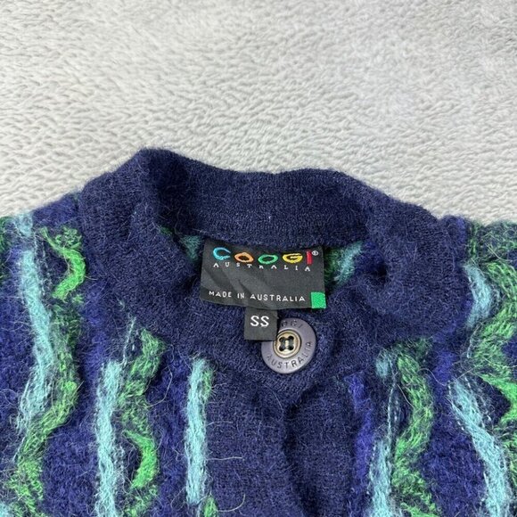 Vintage Coogi Australia Button Up  Alpaca Sweater Women's Size S - Picture 9 of 15